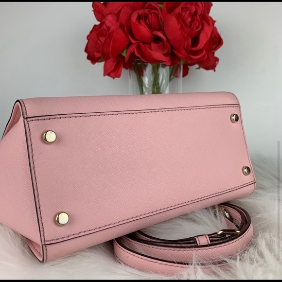 ♥️ kate spade light pink leather satchel ♥️ - Picture 5 of 7
